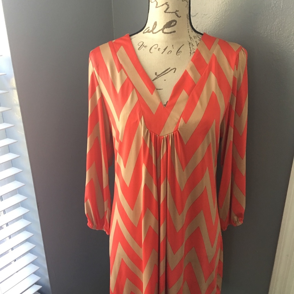 Chevron print boutique dress!! Never worn!